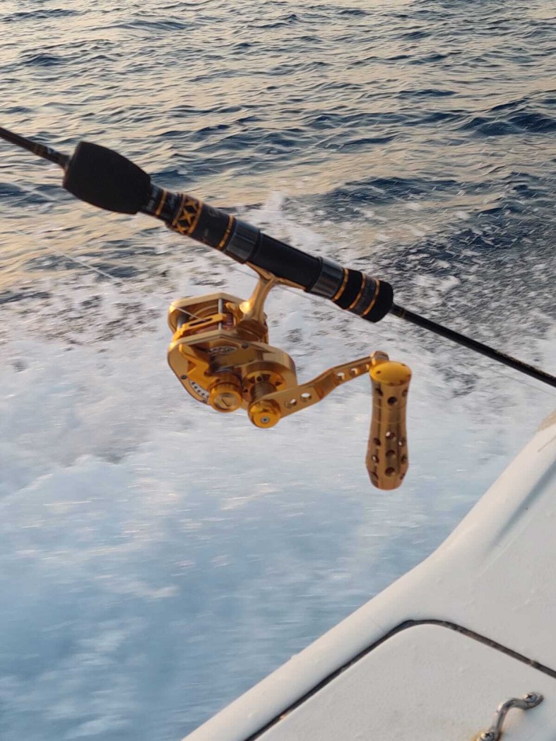 ROD: solid star  REEL: underhead pe 3