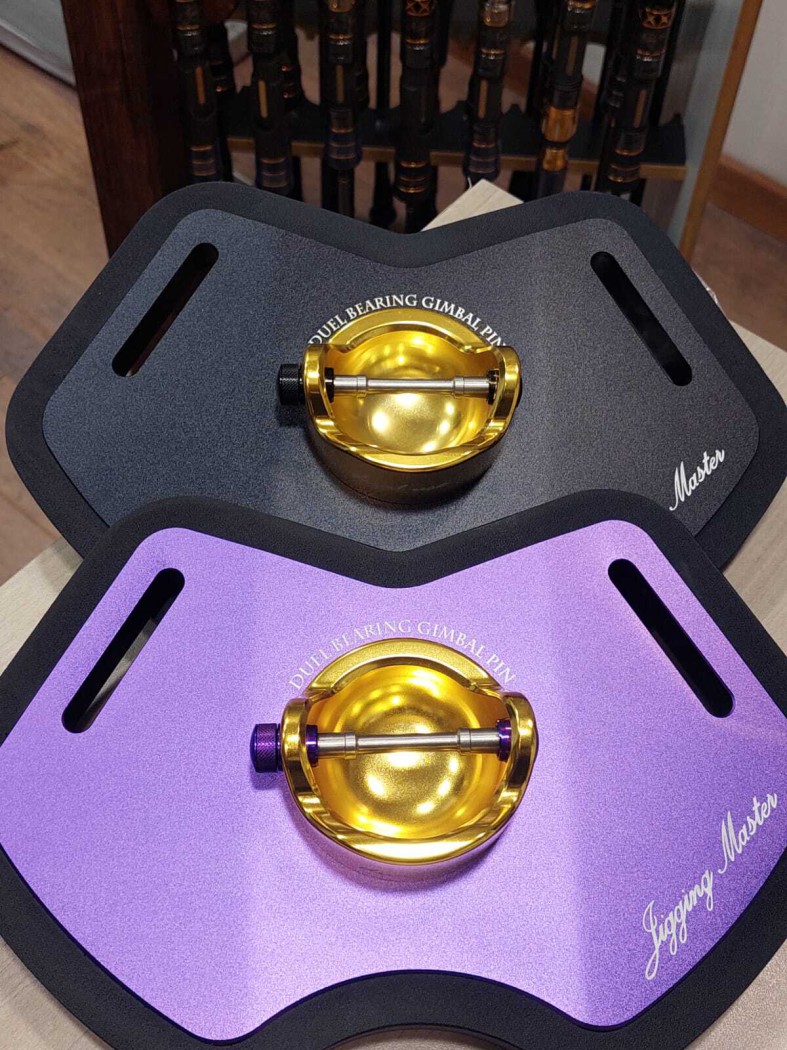 JM Aluminum Alloy dual-using Gimbal Plate for GT & Jigging (Dual- bearing)