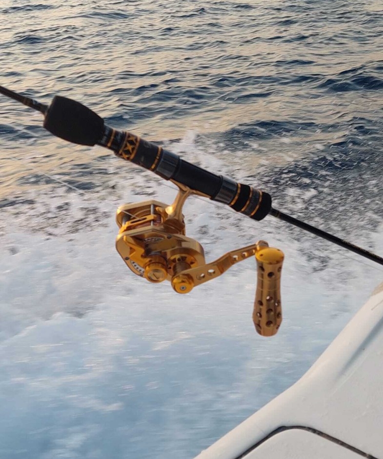 ROD: solid star  REEL: underhead pe 3