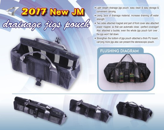 2017 New JM drainage jigs pouch size L