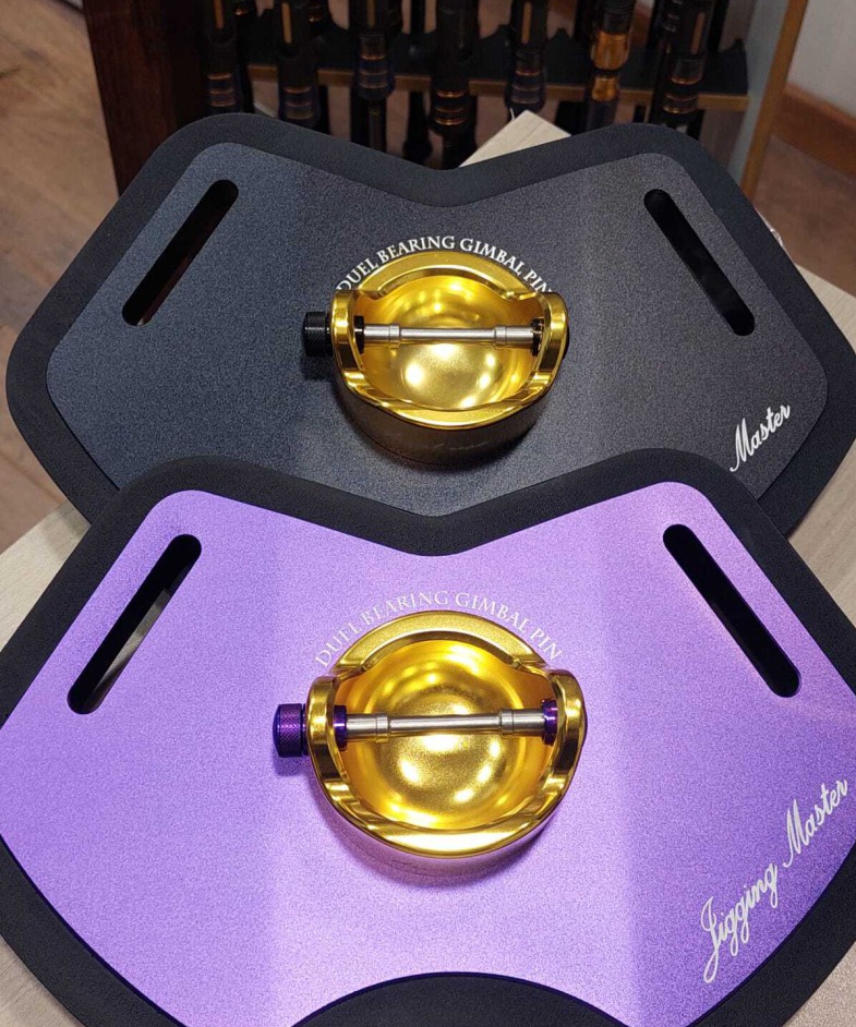 JM Aluminum Alloy dual-using Gimbal Plate for GT & Jigging (Dual- bearing)